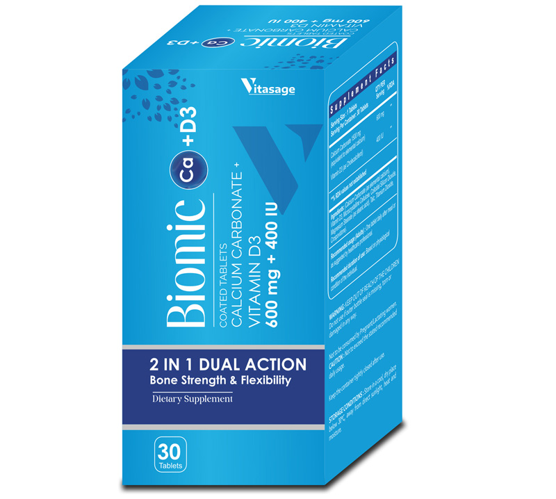 Biomic - Calcium Carbonate + Vitamin D3
